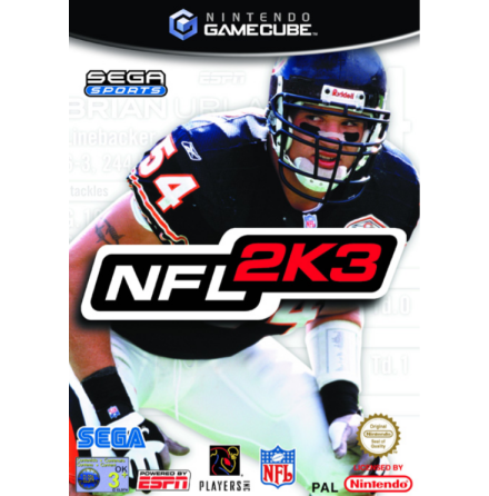 NFL 2K3 - Nintendo Gamecube - PAL/EUR/SWD (SE/DK Manual) - Complete (CIB)